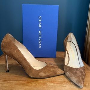Stuart Weitzman size 9 “coffee” 3” heel